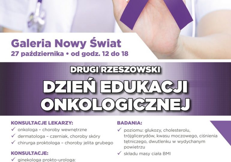 Drugi Rzeszowski Dzień Edukacji Onkologicznej.