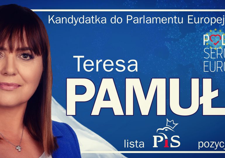 Teresa Pamuła kandydat do Parlamentu Europejskiego
