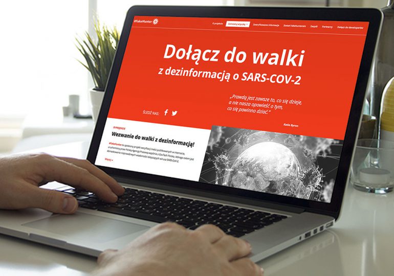 Polska: Startuje #Fakehunter – system do walki z infodemią