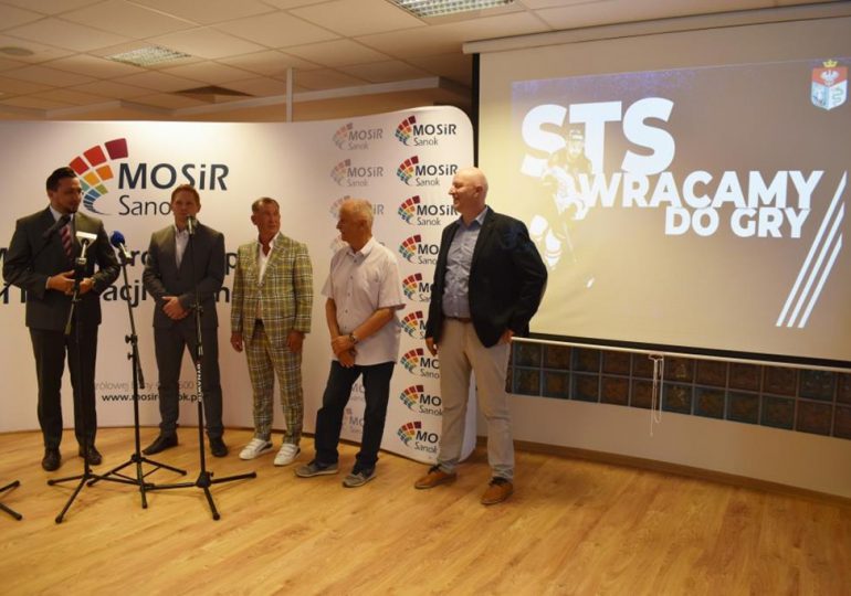 Sanok: Konferencja prasowa dot. powrotu STS Sanok do Polskiej Hokej Ligi