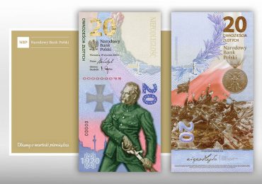 Polska: Narodowy Bank Polski wyemitował pierwszy pionowy banknot. Upamiętnia Bitwę Warszawską 1920 roku