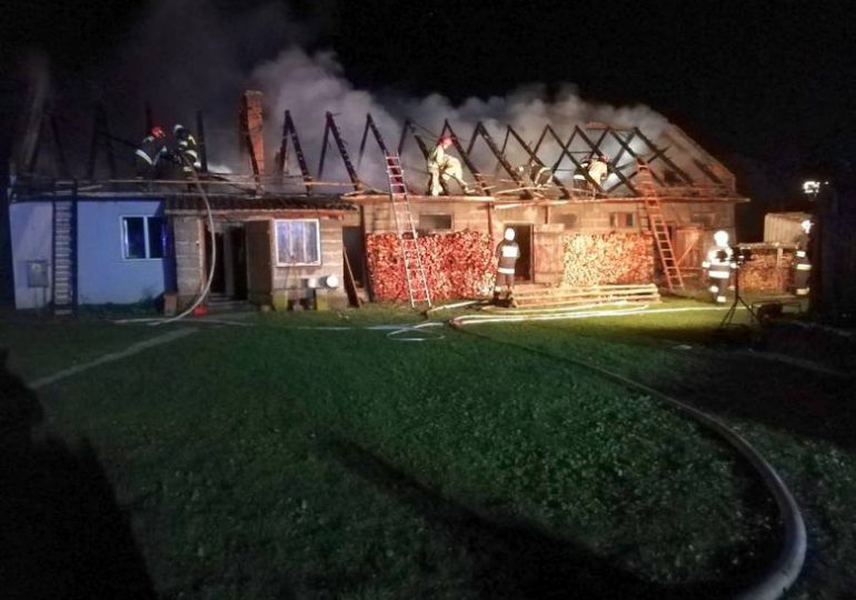Lubaczów: Pożar w Opace. Nie udało się uratować 58-latka