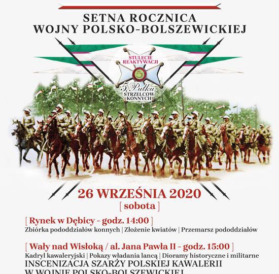 Dębica: Inscenizacja szarży polskiej kawalerii w wojnie polsko-bolszewickiej