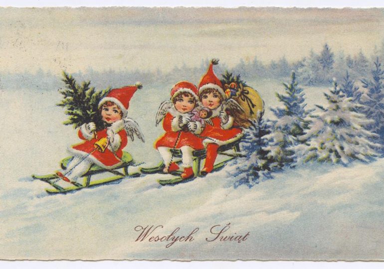 Jarosław: Tak wyglądały niegdyś kartki pocztowe wysyłane na Boże Narodzenie [fotogaleria]