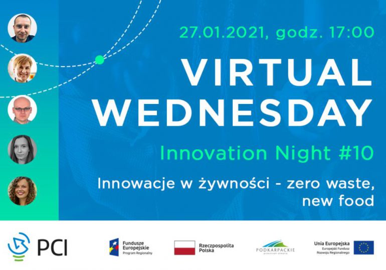 Rzeszów: O innowacjach w żywności podczas Virtual Wednesday Innovation Night #10