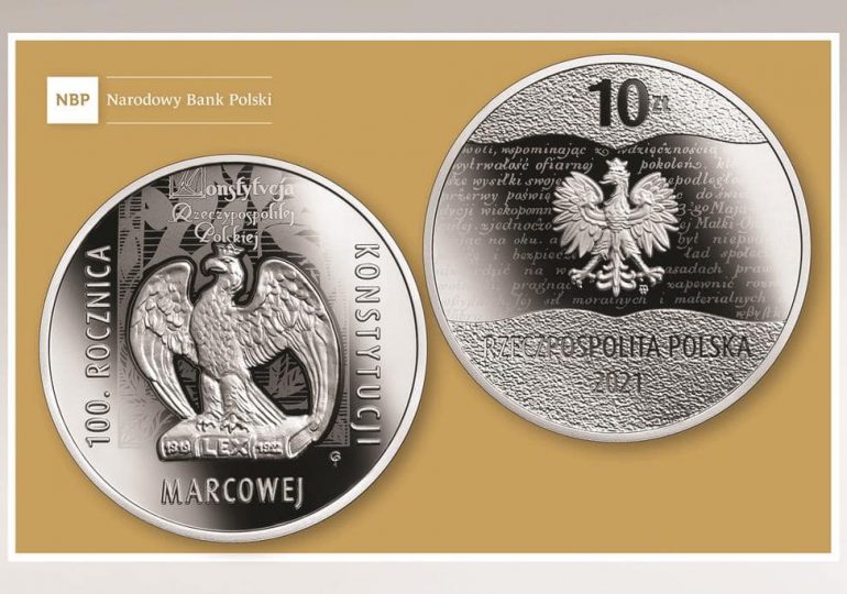 Polska: NBP uczcił 100. rocznicę Konstytucji marcowej