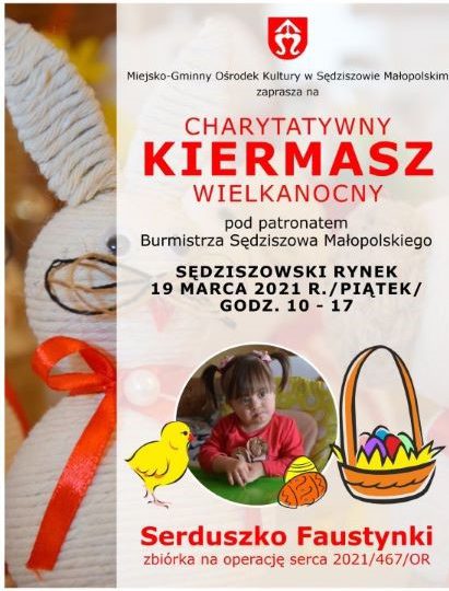 Ropczyce: W dniu 19 marca odbył się Charytatywny Wielkanocny Kiermasz dla Faustynki w Sędziszowie          i w Ropczycach.