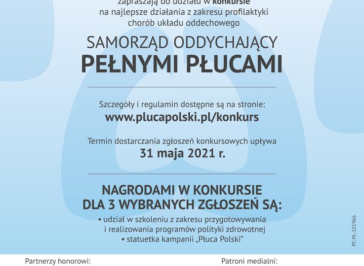 Polska: Konkurs dla samorządów dbających o płuca swoich mieszkańców