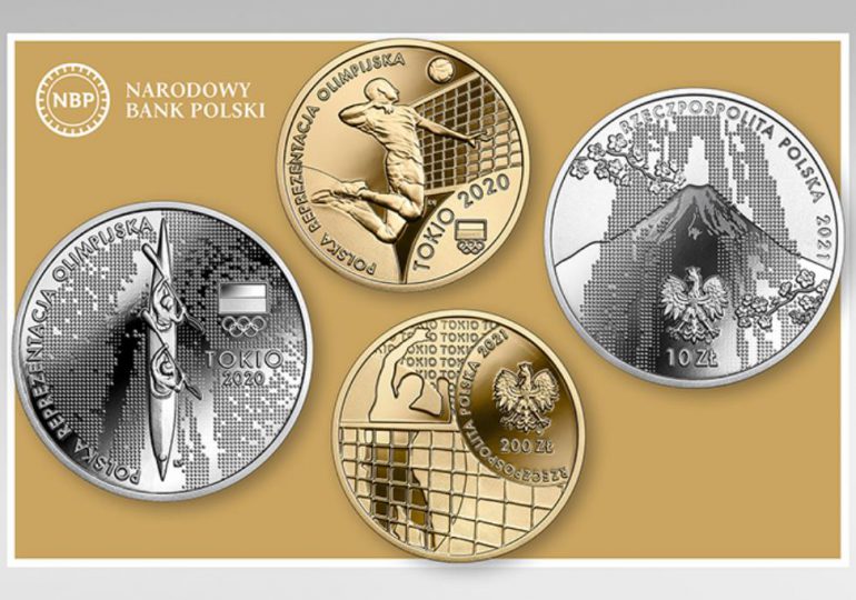 Polska i Świat: Polska reprezentacja olimpijska w Tokio na monetach NBP