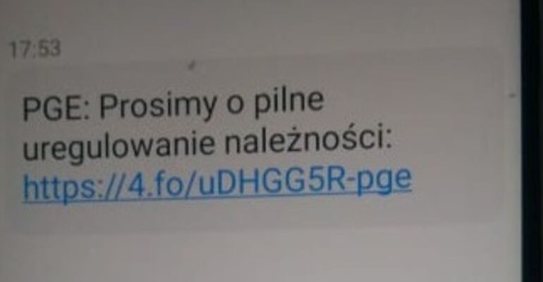 Polska: Uwaga na fałszywe SMS-y o niedopłacie za prąd