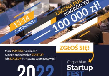 Biznes: Nabór do Carpathian Startup Fest 2022