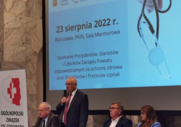 Polska: Finansowe skutki ustawy dla szpitali powiatowych – konferencja starostów, prezydentów oraz dyrektorów i prezesów szpitali