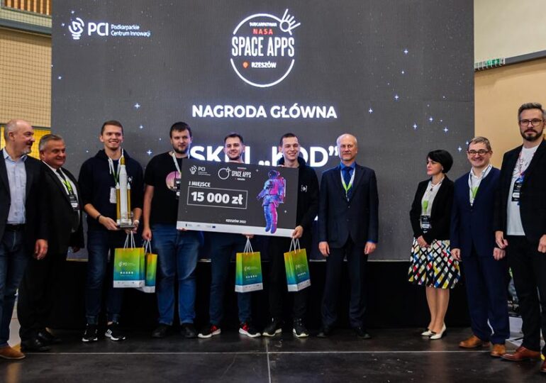 Rzeszów: Znamy zwycięzców kosmicznego hackathonu Subcarpathian NASA Space Apps Challenge 2022