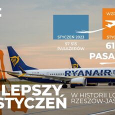 Rzeszów: Najlepszy styczeń w historii lotniska w Jasionce